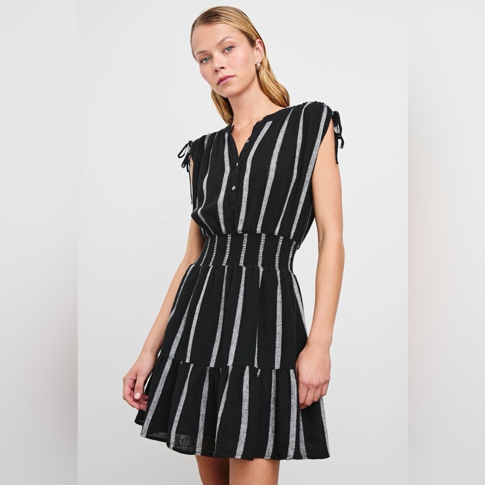 Rails Samina Dress- Ash Leno Stripe